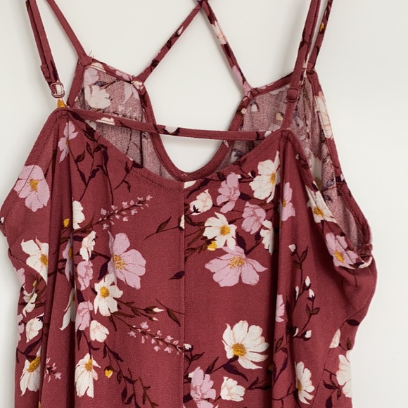 American Eagle Outfitters Floral Strappy Tank Top - Picture 6 of 8